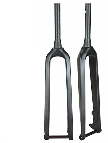 TISORT Vollcarbon T800 3K Starrgabel 26/27,5/29 Zoll Scheibenbremse Fahrradgabel Mit Steckachse Mountainbike Vorderradgabeln(Tapered,29)