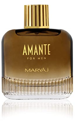 Amante 100ml by Maryaj Eau De Parfum - Refreshing Citrus Strong Woody Fragrance - Perfume for Men