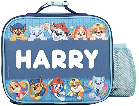 Paw Patrol Personalised Children's Lunch Bag - Insulated School Lunch Box for Boys & Girls Nursery