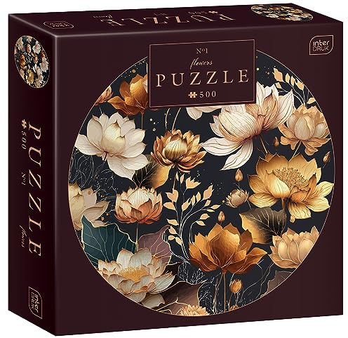 Interdruk - Puzzle, PUZ500RF1, Fleurs No. 1, 63 cm