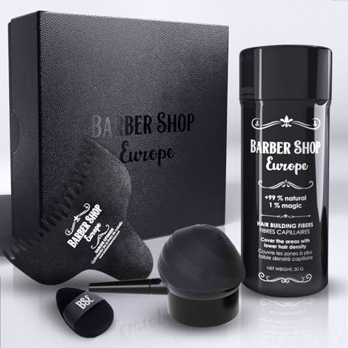 KIT X3 Fibras Capilares Rubio - Contiene - Fibra Capilar Hombre Mujer - Aplicador Fibras Capilares y Optimizador - Hair Fibers - Microfibras Capilares para Disimular Calvicie - Polvos Pelo hombre