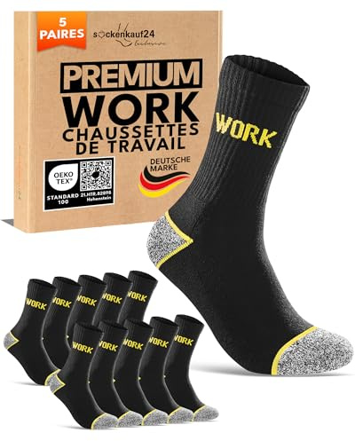 Calze da Lavoro Uomo Rinforzate WORK Socks 70104T (47-50)