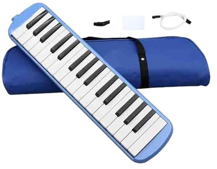 Melodica Pianica Tube, 32 Tasten Melodica | Talk Box Instrument Air Piano Tastatur mit Doppelröhren | Sicheres Talkbox-Instrument, Orgelmelodica, stabile Mundmelodica für Anfänger