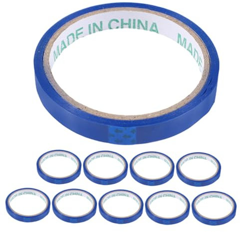 NUOBESTY 10rollen Verpackungsband Beutelverschlussband Packband Bindeband Aus Bopp Material Für Verpackungsbeutel Versandtaschen Lebensmittel Fleisch Süßigkeiten Blumenarrangements