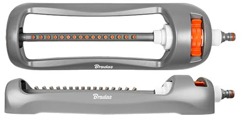 Compact Oscillating Sprinkler White Line - designed to cater to your lawn's specific watering needs.
