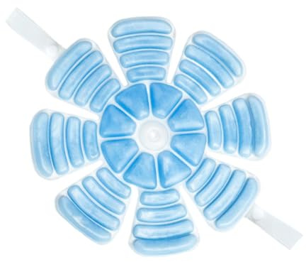 Baoblaze Insert de refroidissement pour sac de glace pour la tête, amovible, réutilisable, léger, pour les randonnées, la plage, le vélo, les vacances en plein