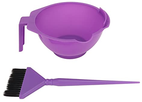 Tazón de tinte para el cabello Tazón de cochecito de color de diatismo juego de herramientas de peinado para salón de salón conveniente abds ergonómico nylon