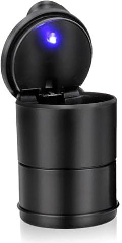 Tryagat Portacenere Auto per Dr 5.0 2022 2023 2024 2025 2026, Posacenere con Luce LED Ignifugo Senza Fumo Anti Odore Portatile Accessori Interni Interno Auto