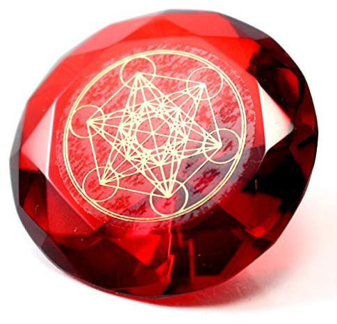 Tachyonen Diamant Metatron rot 45 Energie Heilige Geometrie 1. Chakra I Urenergie I Chakrenarbeit I Energiearbeit I Heilsitzungen I