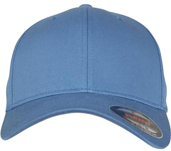 Flexfit Unisex Cap Wooly Combed, Unisex Baseballkappe, XS/S, Slate Blue