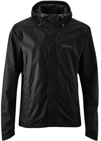 Gonso Save Light, Herren Fahrradjacke, Wasserdichte Regenjacke, Wasserdicht bis 10.000 mm & winddicht, G-Tex, 2-Lagenlaminat & getapte Nähte, Weite Passform, PFC-frei