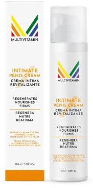 Crema íntima masculina para el cuidado de la piel del pene y testículos. Suaviza, rejuvenece, hidrata y protege