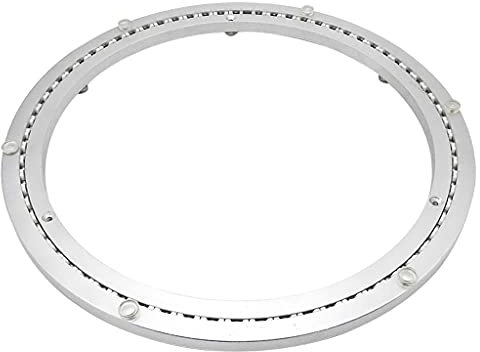 ZXW Drehteller, Drehteller Drehlager Schwerlast-Aluminium ID440mm * OD375mm Legierung runder Drehlager Esstisch Drehteller, 44cm