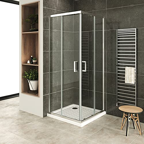 Cabine de douche accès d'angle 80x80 - Hauteur 190 cm