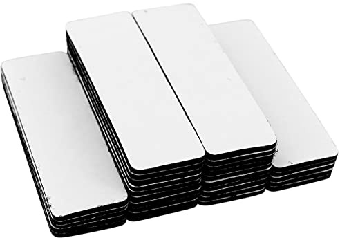 SZCXDKJ 30 Pcs Double Side Tapes, Mounting Pad Heavy Duty Strong Hook and Loop Tape Strips Self Adhesive Waterproof Sticky Pads, Rectangle Adhesive Pads Extra Strong Adhesive Mounting Tape