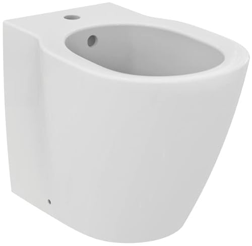 Ideal Standard - Connect, Bidé de alambre de pared a tierra universal monoagujero, blanco