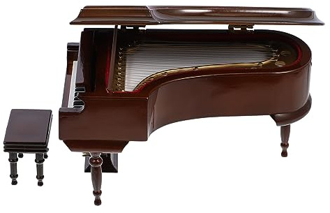 IMIKEYA Mini-piano-spieluhr Aus Hochwertigen Materialien Tragbare Retro-spieluhr Als Dekoration Für Musikliebhaber Geschenkidee Für Freunde Und Familie