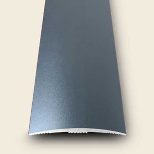 Tira de Umbral Tira de Umbral Autoadhesiva para Puertas de Entrada, Rampa de Transición Metálica para Suelos Irregulares, Barra Reductora de Borde de Piso a Baldosa Que UNE Espacios, 1,5 Pulgadas (Co