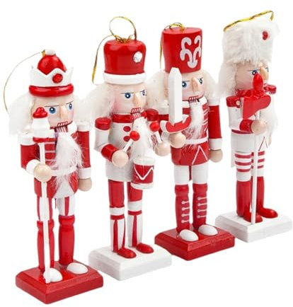 REITINGE Weihnachtsdekorationen Nussknacker König Figuren Ornament Holz Walnussknacker Heimdekoration