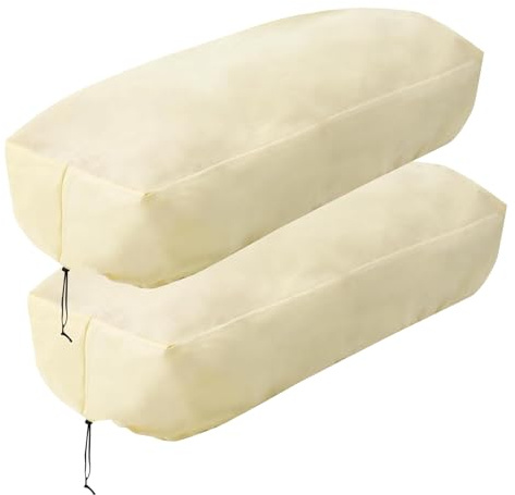 Couvertures de Jardin pour parterres de Fleurs surélevées – 2 pièces Couvercle rectangulaire pour Fleurs avec Cordon | Protection Contre Le Gel pour d'hiver – pour Serre Jardin extérieur