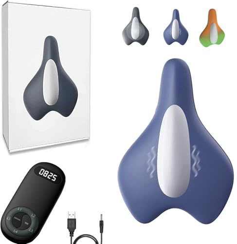 Pelvic Floor Trainer for Women and Men, Pelvic Floor Exercise Devices, Intelligent Remote Control Exerciser, 5-Speed Adjustment, 3 Modes for Enhanced Strength and Comfort, Safe & Hygienic (Blue)