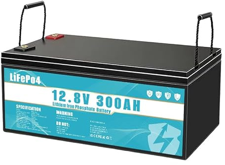 Lithium iron phosphate leisure battery 12V 300Ah LiFePO4 battery | Rechargeable batteries ,equipped 300A-BMS,suitable for camping, solar power, emergency power, etc.