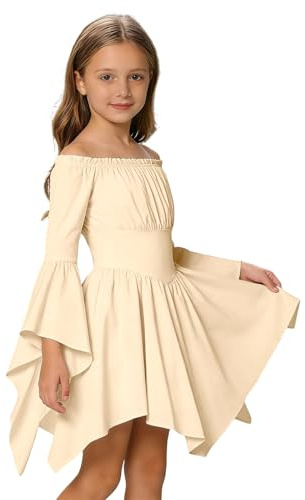 Générique Pirate Fille pour Robe Gothique De pour Manches éVaséEs avec Volants Et éPaules DéNudéEs Haut Corset MéDiéVal Victorien pour Costumade