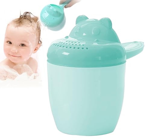 Bicchiere da Risciacquo Bagnetto, Lavaggio Capelli Bambini - Design Cartoon Coppa Sicurezza Rinforzata Lavaggio Capelli Bimba Pulizia Testa