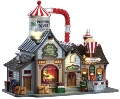 Lemax - Bell's Gourmet Popcorn Factory, with 4.5V Adaptor