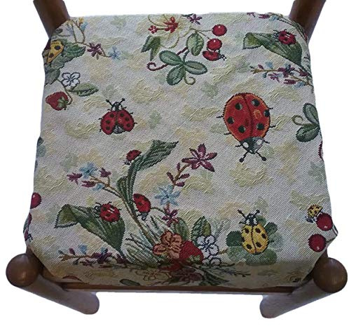 mauro CUSCINI SEDIE CUCINA CON ALI - SET 6 PEZZI - CON ALETTE - CON ZIP - TESSUTO GOBELIN (VAR.1) coccinelle