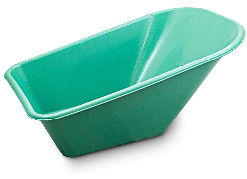 BITUXX Schubkarre 100L Schubkarren Schiebkarre Scheibtruhe Bauschubkarre mit PVC Wanne und Luftreifen bis 250kg (Ersatz PVC Mulde)