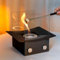 Newimage Foyer De Table Portable Au Bioéthanol Exquis pour Camping en Plein Air, Jardin, Salon