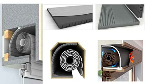 nextradeitalia 2PZ Evolution No Problem per l''Isolamento Termico Acustico e la Coibentazione dei Cassonetti, Avvolgibili e Le tapparelle 100x50 cm