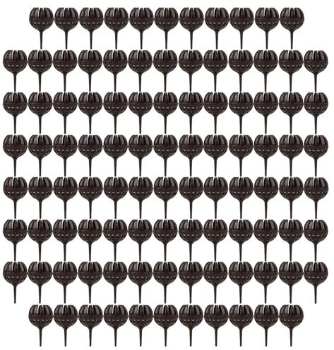 Cestas de fertilizantes para orquídeas, caja de abono, 100 unidades de almacenamiento portátil de alimentos, cesta de fertilizante, cesta de red de fertilizante, vaso para plantas de orquídeas y