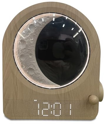 blonbar Sunrise Alarm Clock, Wake-up Light,Touch Lamp Night Light with Meteor Light, Stepless Dimmable Bedside Lamp, 10 Natural Sounds,Suitable for Family, Friends, and Children