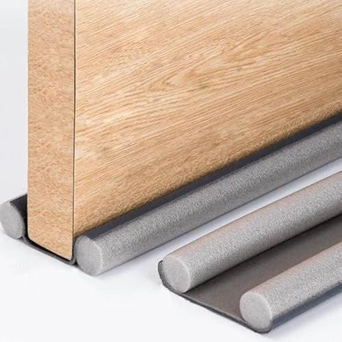 COQTEL® x3 Boudins Isolants de Bas de Porte - Isolation Contre Le Froid, Le Chaud, Les nuisibles et la poussière - (Noir, 94 cm)