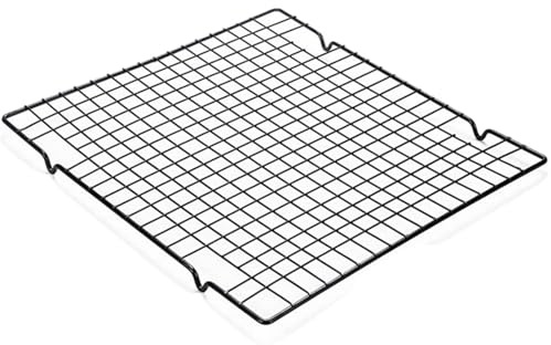 ZHSOAO Filet pour Barbecue Grille de Cuisson en Acier Inoxydable antiadhésive for gâteaux, Four, Cuisine, Pizza, Pain, Barbecue, Biscuits, étagère pour à Gaz Grillade Cuisson Viande LéGumes(L)