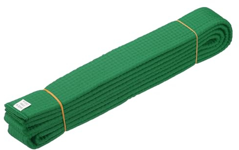 YELARXI Karate Belt, Martial Arts Ranking Belt for Taekwondo Karate Judo 8.5 ft & Green