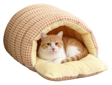 Aufbewahrungskorb für Katzen, kuschelig, warm, für Haustiere, Kuscheltier zum Ausruhen und Kuscheln für Welpen, für Winter, Indoor, Camping, Reisen, Haus, Schlafzimmer, Wohnzimmer, Wohnung