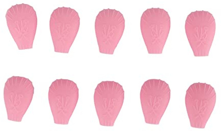 Generic Staubdichte Make-up-Pinsel-Abdeckungen aus Silikon für Weiche Pinsel, 10 Stück für Praktische Aufbewahrung und Reinigung, Silikon-Abdeckung für Make-up-, Staubdichte -Schutzhülle für