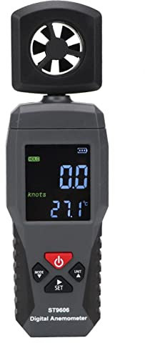 Windmesser ST9606 Anemometer Handgehaltenes hochpräzises Anemometer Anemometer Luftmengenprüfer Anemometer