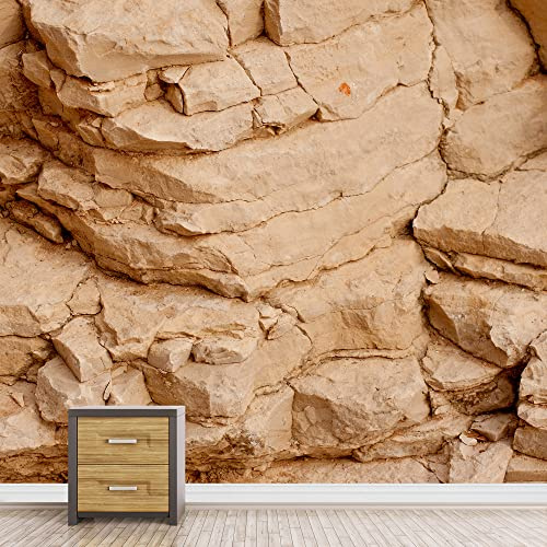 wall26 Removable Wall Sticker/Wall Mural Southwest Desert Sandstone Collage Abstract Shapes Digital Art Modern Art Decorative Panorama Multicolor for Living Room, Bedroom, Office - 100x144