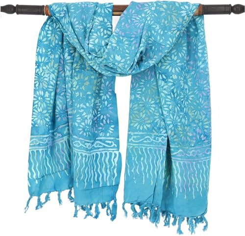 GURU SHOP Bali Sarong, Wandbehang, Wickelrock, Pareo, 100% Viskose | Beidseitig verwendbar, blickdicht, vielseitig tragbar, individuelles Geschenk, verschiedene Wickeltechniken