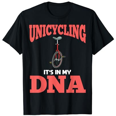 Einrad Fahrrad Lustiges Training Lernen Radfahren T-Shirt