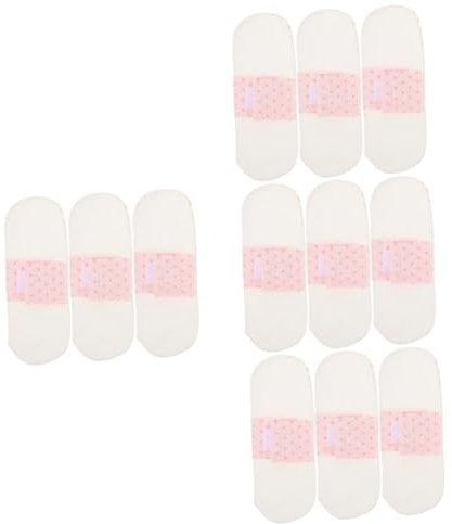 Healeved 12stücke Wiederverwendbare Waschbare Menstruationspads Aus Weichem Atmungsaktivem Baumwollmaterial Für Frauen Absorbierend