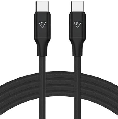Volta Cavo USB-C da 60W, Cavo Usb Type-c Ricarica Rapida Caricatore per iPhone 17, iPhone 16, iPhone 15, Cavo Usb C Usb C per Trasmissione Dati fino a 480 Mbps, (1 m)