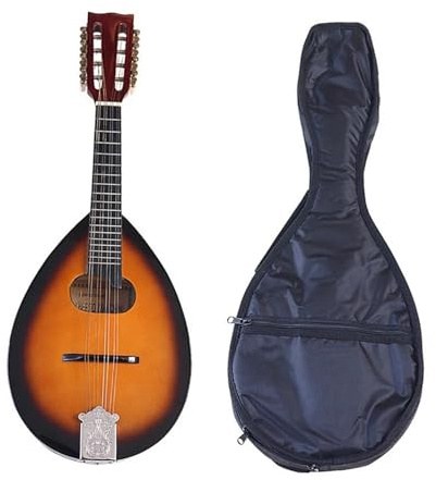 Mandoline Musikinstrumente Für Anfänger Professionelles Performance-Mandoline-Instrument Mit 8 Saiten Im A-Stil Für Anfänger Und Erwachsene Mit Tasche