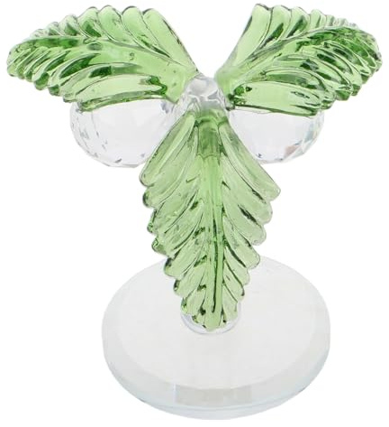 HAWILLOSCH Kristall Palmenbaum Figur Coconuts Statue Handgefertigte Glas Dekoration Für Zuhause Kreative Geschenkidee Für Hochzeiten Und Feiertage Miniature Landschaftsornament