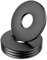 HOLMOL Rondelle M6 nere 30 pezzi, in acciaio inox A2 304, M6 x 18 mm, rondelle Penny per viti, bulloni e dadi