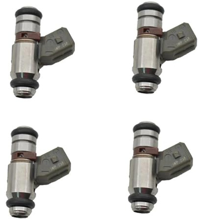 DZSQOMHGD Einspritzventil 4 Teil/LOS Einspritzdüse Düse IWP058 Für VW Für Golf IV 4 BJ99 1,4 L 55KW 0280158171 036906031C 805000347507 501022 Injektor